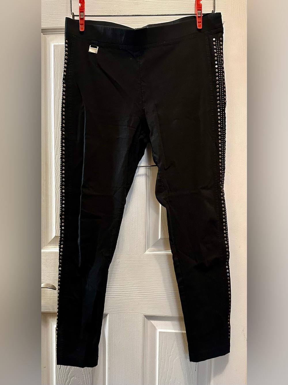 Zac & Rachel Black Jeans with Side Stud Detail